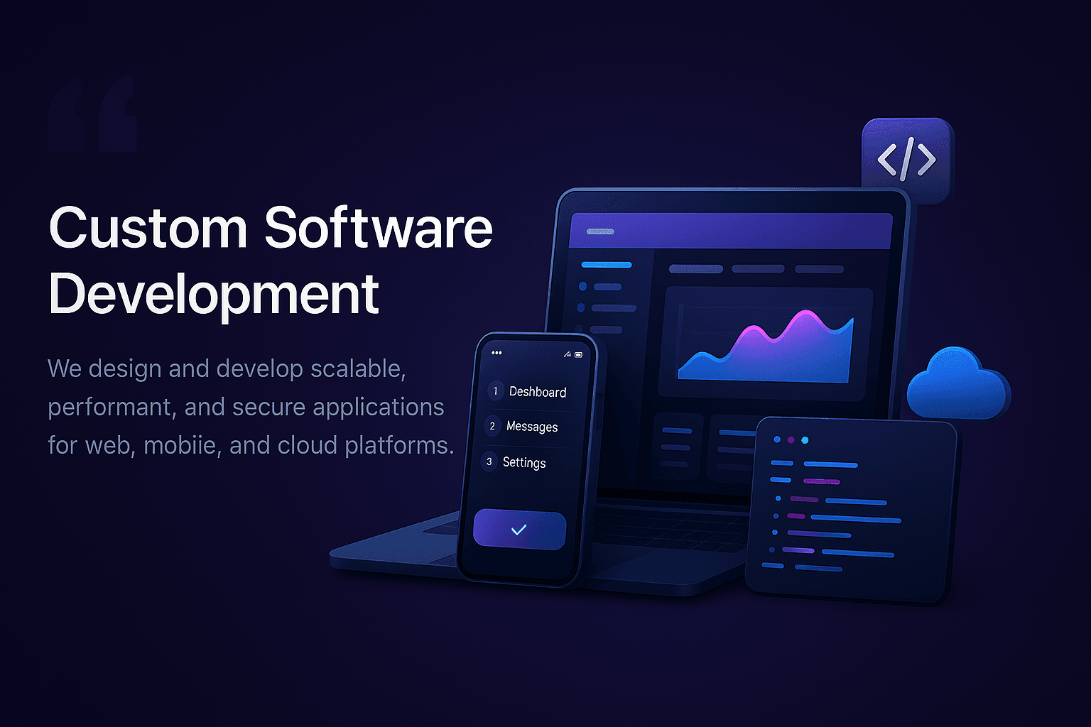 Custom Software Illustration